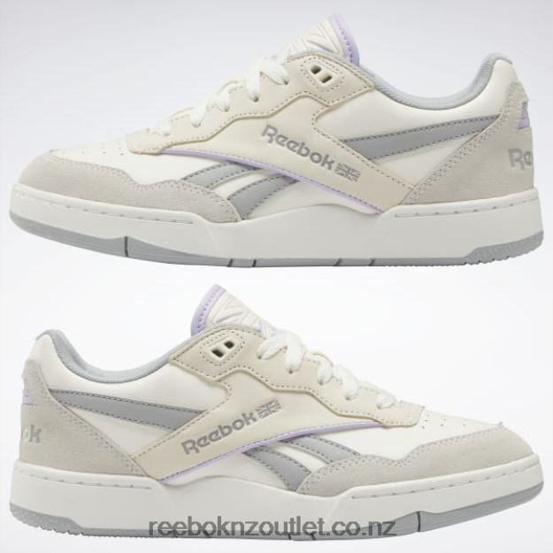 Classic White/Pure Grey 3/Purple Oasis 2B4626926 BB 4000 II Women\'s Shoes Reebok