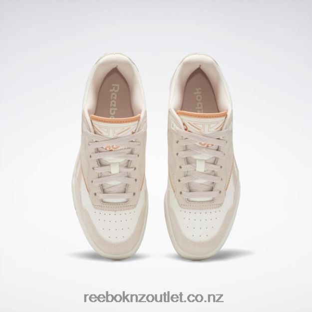 Classic White/Soft Ecru/Coral Court S23-R 2B4626243 BB 4000 II Women\'s Shoes Reebok