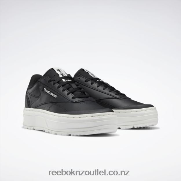 Core Black/Chalk 2B4626204 Club C Double GEO Women\'s Shoes Reebok