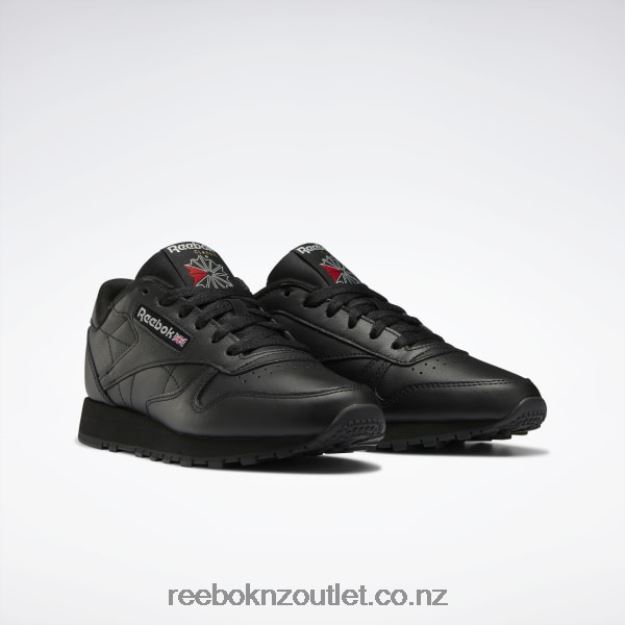 Core Black/Pure Grey 5 2B4626103 Classic Leather Shoes Reebok Women