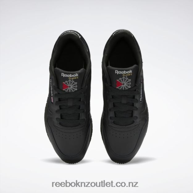 Core Black/Pure Grey 5 2B4626103 Classic Leather Shoes Reebok Women