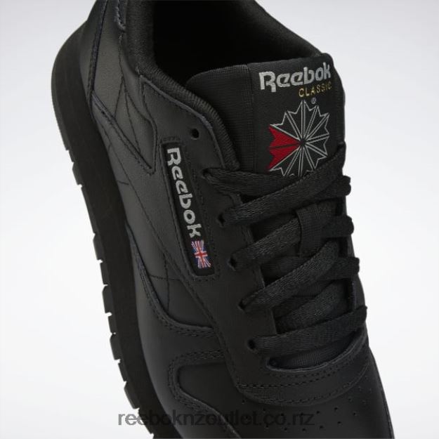 Core Black/Pure Grey 5 2B4626103 Classic Leather Shoes Reebok Women