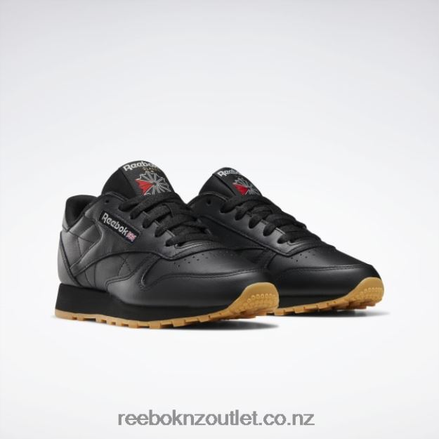Core Black/Pure Grey 5/Reebok Rubber Gum-03 2B4626193 Classic Leather Shoes Reebok Women
