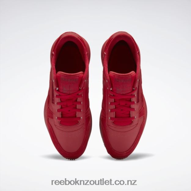 Flash Red/Classic Burgundy 2B4626231 Classic Leather SP Women\'s Shoes Reebok