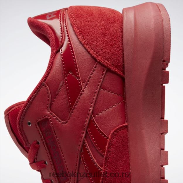 Flash Red/Classic Burgundy 2B4626231 Classic Leather SP Women\'s Shoes Reebok