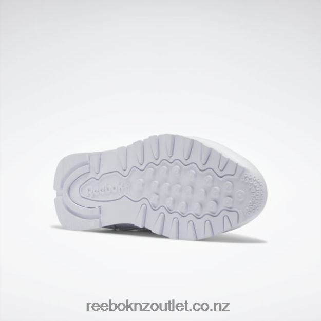 Ftwr White/Blue Pearl/Aura Orange 2B4626424 Classic Leather Women\'s Shoes Reebok