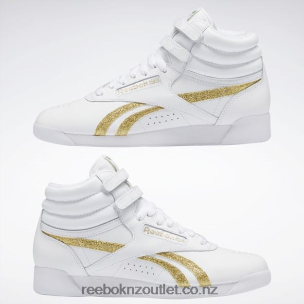 Ftwr White/Gold Met. 2B4626393 F/S Hi Women\'s Shoes Reebok