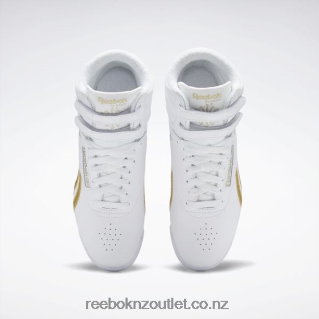 Ftwr White/Gold Met. 2B4626393 F/S Hi Women\'s Shoes Reebok