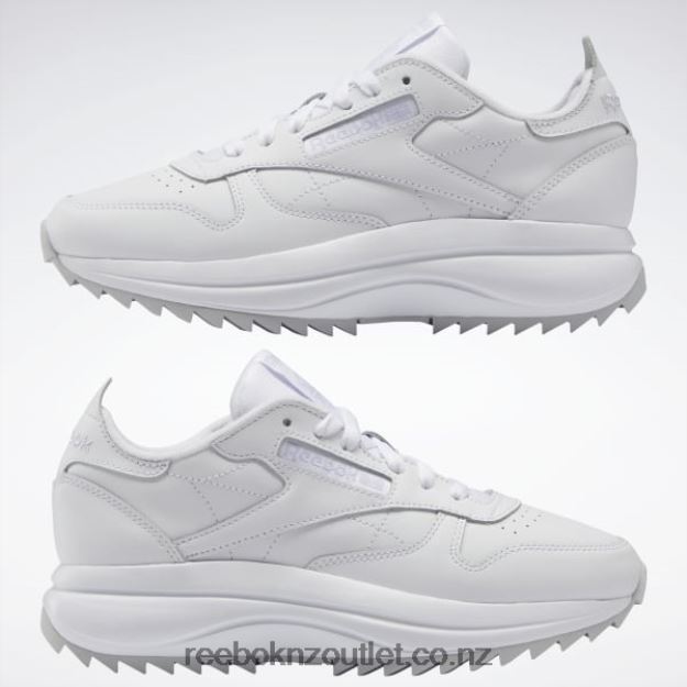 Ftwr White/Lgh Solid Grey/Lucid Lilac 2B4626114 Classic Leather SP Extra Women\'s Shoes Reebok