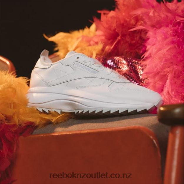 Ftwr White/Lgh Solid Grey/Lucid Lilac 2B4626114 Classic Leather SP Extra Women\'s Shoes Reebok