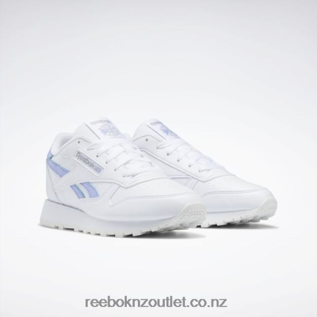 Ftwr White/Lilac Glow 2B4626164 Classic Leather Women\'s Shoes Reebok