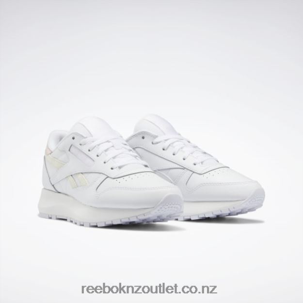 Ftwr White/Porcelain Pink 2B4626315 Classic Leather SP Women\'s Shoes Reebok