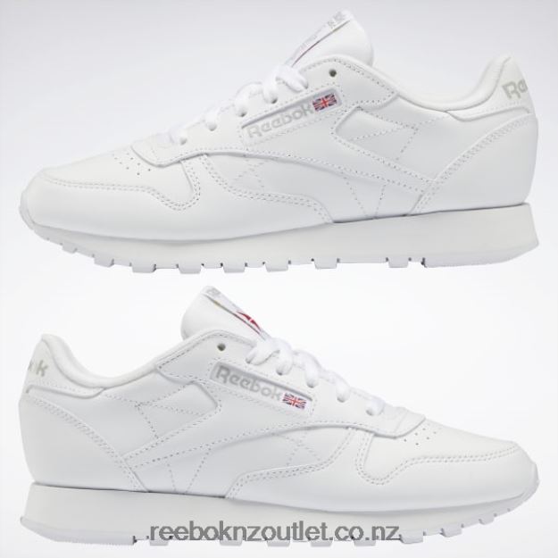 Ftwr White/Pure Grey 3 2B462664 Classic Leather Shoes Reebok Women