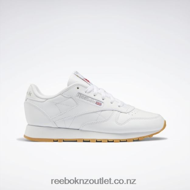 Ftwr White/Pure Grey 3/Reebok Rubber Gum-03 2B462655 Classic Leather Shoes Reebok Women