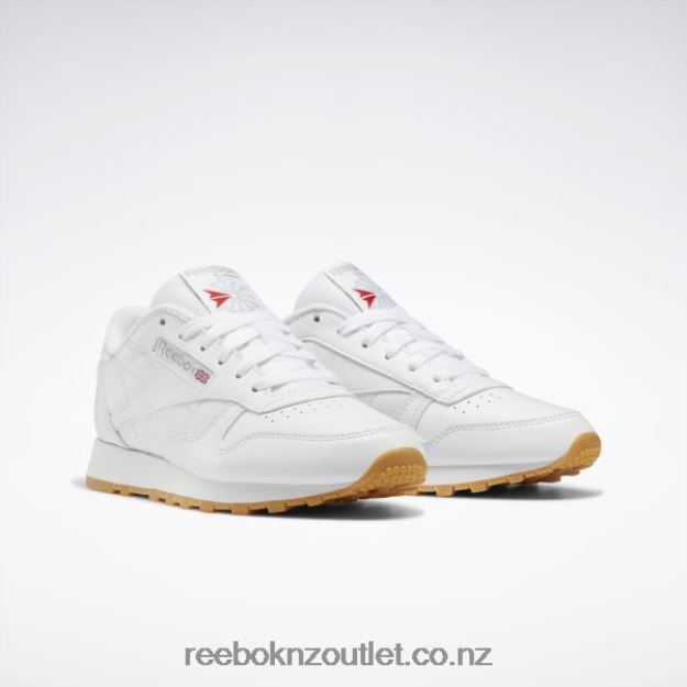 Ftwr White/Pure Grey 3/Reebok Rubber Gum-03 2B462655 Classic Leather Shoes Reebok Women