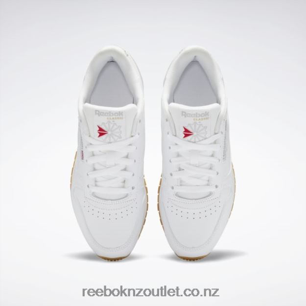 Ftwr White/Pure Grey 3/Reebok Rubber Gum-03 2B462655 Classic Leather Shoes Reebok Women