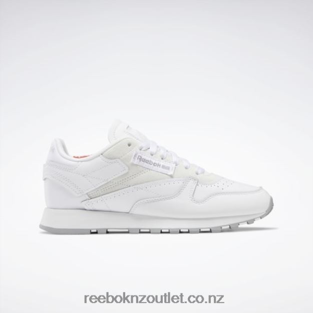 Ftwr White/Pure Grey 4/Rhodonite 2B4626192 Classic Leather Make It Yours Women's Shoes Reebok