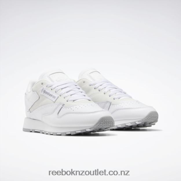 Ftwr White/Pure Grey 4/Rhodonite 2B4626192 Classic Leather Make It Yours Women\'s Shoes Reebok