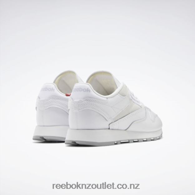Ftwr White/Pure Grey 4/Rhodonite 2B4626192 Classic Leather Make It Yours Women\'s Shoes Reebok