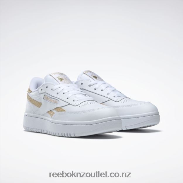 Ftwr White/Sahara 2B4626387 Club C Double Revenge Women\'s Shoes Reebok