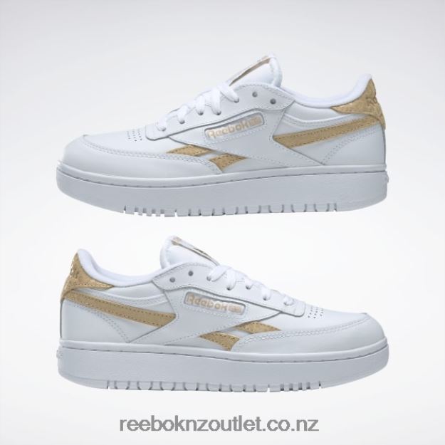 Ftwr White/Sahara 2B4626387 Club C Double Revenge Women\'s Shoes Reebok