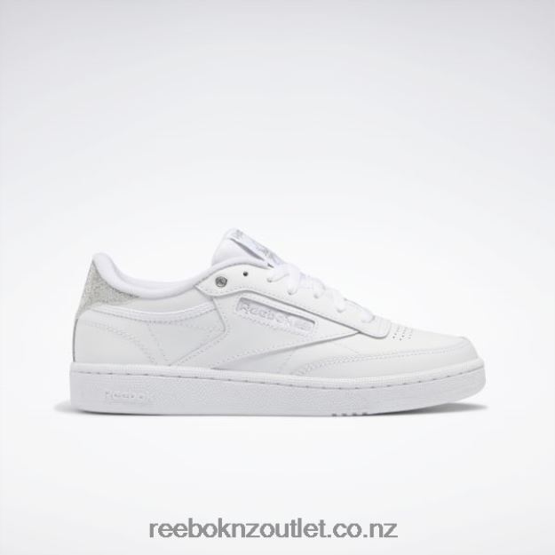 Ftwr White/Silver Met. 2B4626319 Club C 85 Women's Shoes Reebok