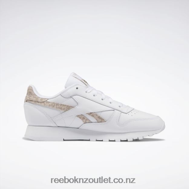 Ftwr White/Soft Ecru 2B4626724 Classic Leather Women\'s Shoes Reebok