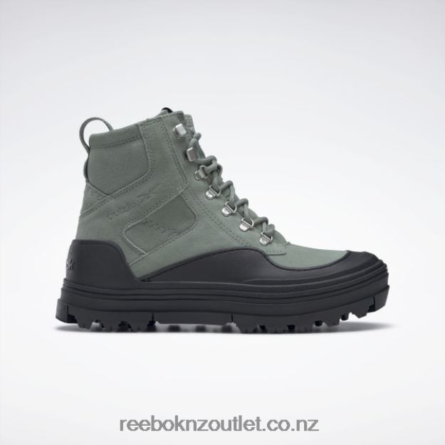 Harmony Green/Core Black 2B4626222 Danielle Guizio Club C Cleated Mid Shoes Reebok Women