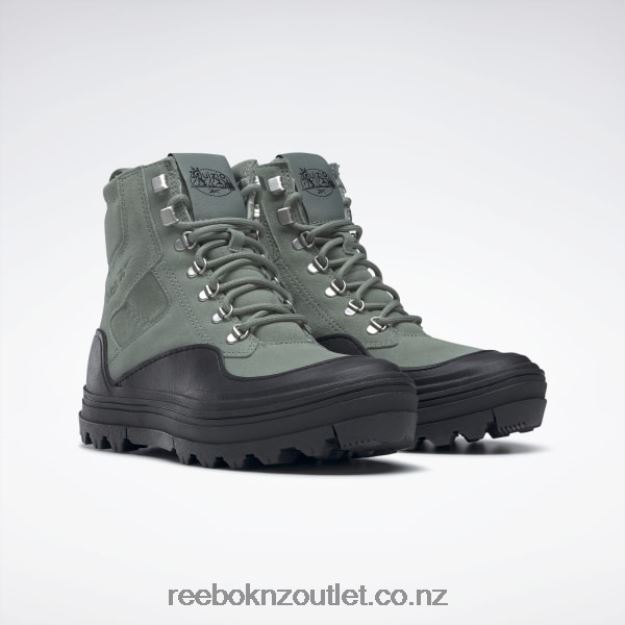 Harmony Green/Core Black 2B4626222 Danielle Guizio Club C Cleated Mid Shoes Reebok Women