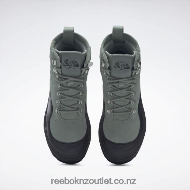 Harmony Green/Core Black 2B4626222 Danielle Guizio Club C Cleated Mid Shoes Reebok Women