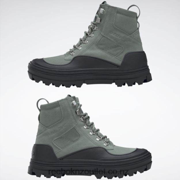 Harmony Green/Core Black 2B4626222 Danielle Guizio Club C Cleated Mid Shoes Reebok Women