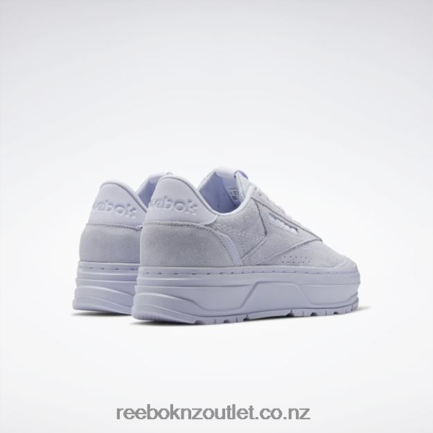 Lucid Lilac 2B4626957 Club C Double GEO Women\'s Shoes Reebok