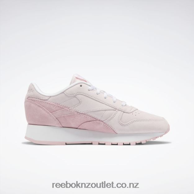 Porcelain Pink/Pink Glow/Ftwr White 2B4626205 Classic Leather Women\'s Shoes Reebok