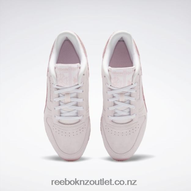 Porcelain Pink/Pink Glow/Ftwr White 2B4626205 Classic Leather Women\'s Shoes Reebok