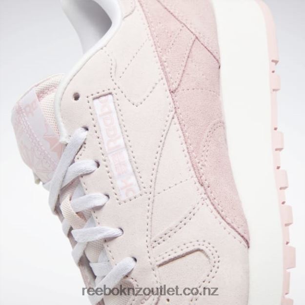 Porcelain Pink/Pink Glow/Ftwr White 2B4626205 Classic Leather Women\'s Shoes Reebok