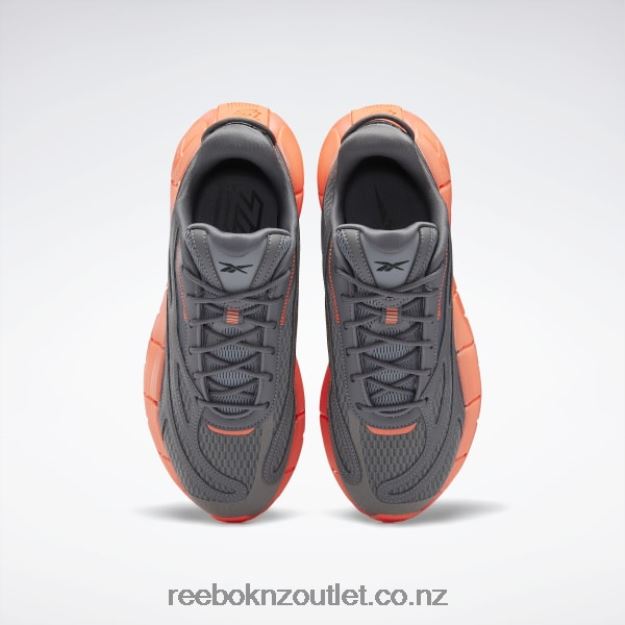 Pure Grey 6/Pure Grey 7/Orange Flare 2B4626219 Zig Kinetica 2.5 Shoes Reebok Women