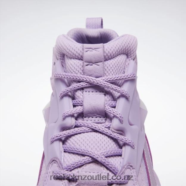 Puzzled Purple 2B4626421 Cardi B Club C V2 Women\'s Shoes Reebok