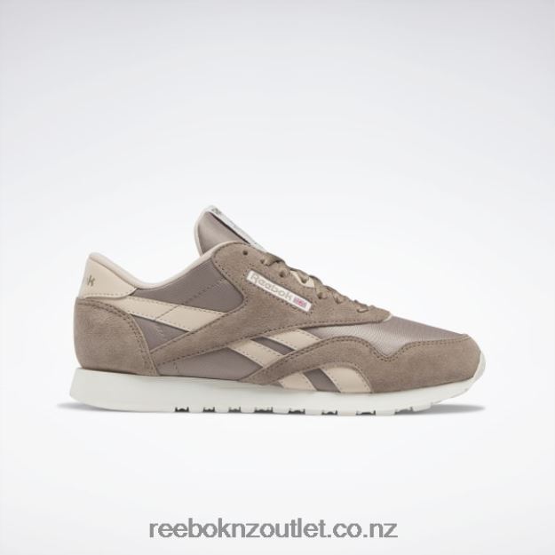 Taupe/Soft Ecru/Chalk 2B462676 Classic Nylon Women's Shoes Reebok