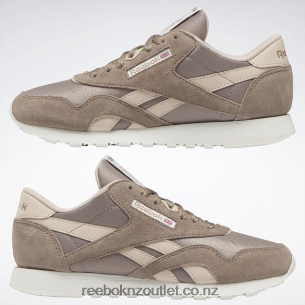Taupe/Soft Ecru/Chalk 2B462676 Classic Nylon Women\'s Shoes Reebok
