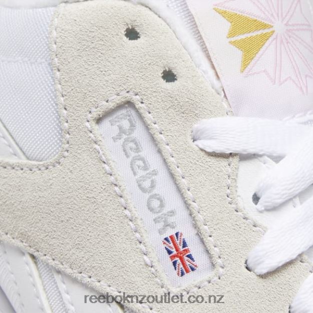 White/Light Grey 2B4626467 Classic Nylon Women\'s Shoes Reebok