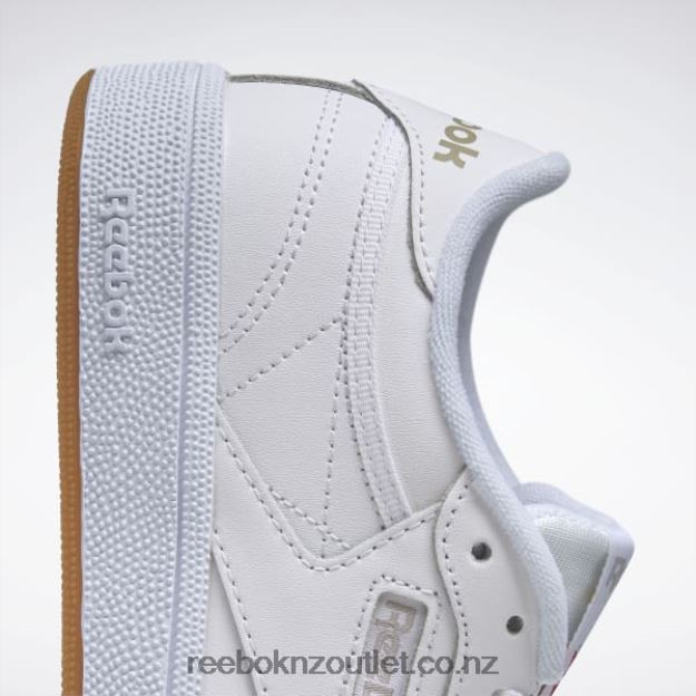 White/Light Grey/Gum 2B462657 Club C 85 Shoes Reebok Women