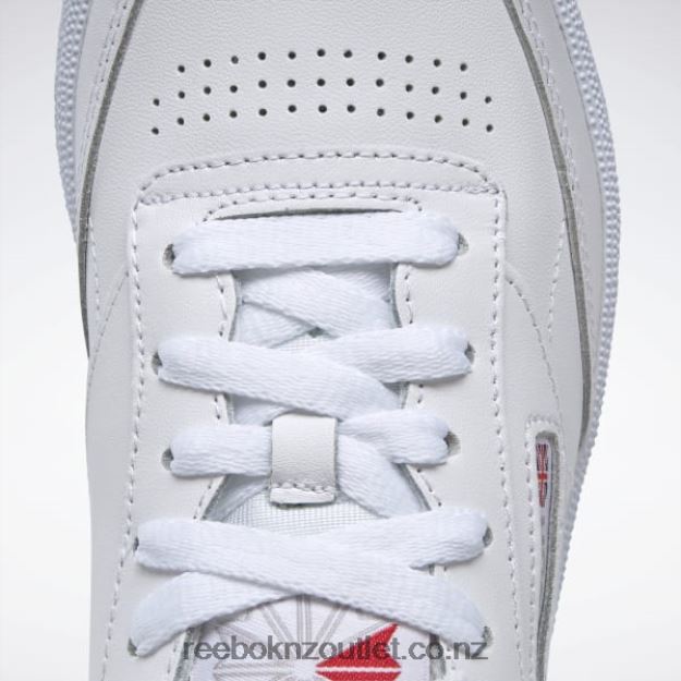 White/Light Grey/Gum 2B462657 Club C 85 Shoes Reebok Women