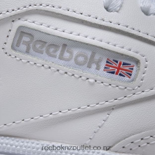 White/Light Grey/Gum 2B462657 Club C 85 Shoes Reebok Women