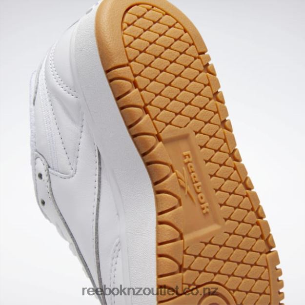 White/Reebok Rubber Gum-07 2B46265 Club C Double Shoes Reebok Women