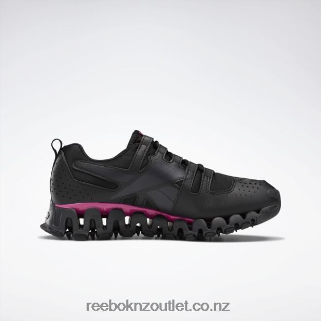 Black/Cold Grey 7/Pink 2B4626369 ZigWild Trail 6 Women\'s Shoes Reebok