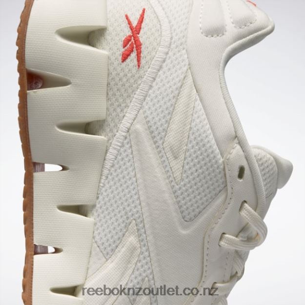 Chalk/Neon Cherry/Reebok Rubber Gum-03 2B4626122 Zig Dynamica 4 Women\'s Shoes Reebok