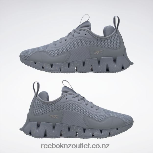 Cold Grey 4/Rose Gold 2B46261 Zig Dynamica Women\'s Shoes Reebok