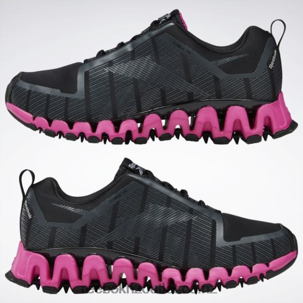Core Black/Pure Grey 8/Proud Pink 2B462696 ZigWild Trail 6 Women\'s Shoes Reebok