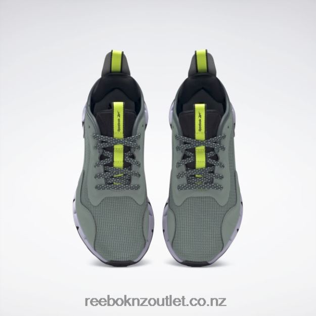 Harmony Green/Core Black/Purple Oasis 2B462671 Zig Dynamica Adventure Women\'s Shoes Reebok