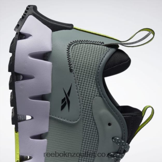 Harmony Green/Core Black/Purple Oasis 2B462671 Zig Dynamica Adventure Women\'s Shoes Reebok